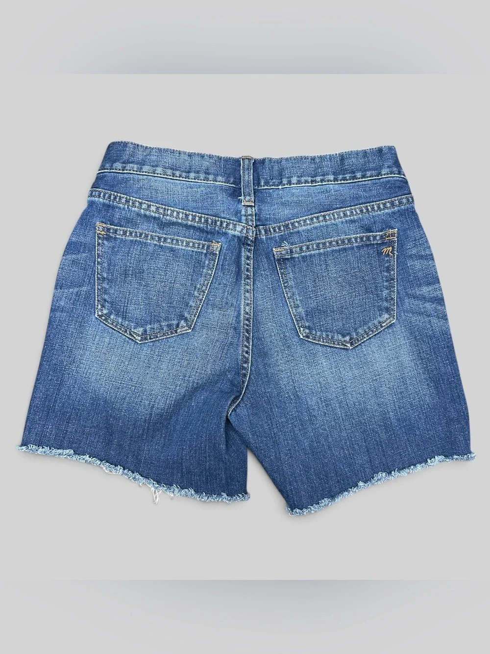 Madewell Denim Shorts Size 24 | 100% Cotton | 9” Rise | 5” Frayed Hem Shorts